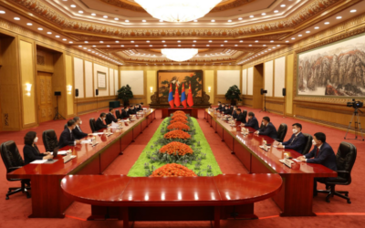 어용에르덴 몽골 총리, 시진핑 중국 국가주석과 회담