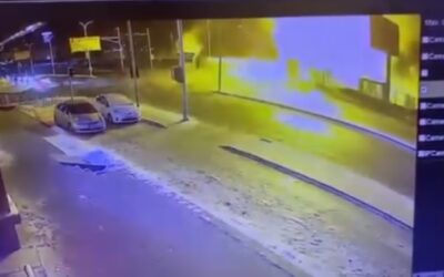둔진가라브 교차로 액화가스 차량 충돌로 폭발