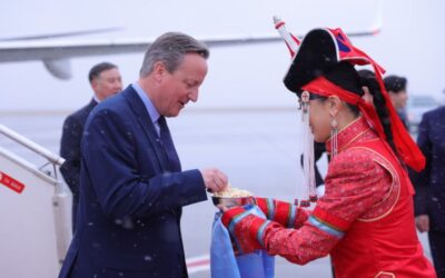 데이비드 카메론 영국 외교부 장관, 몽골 공식 방문