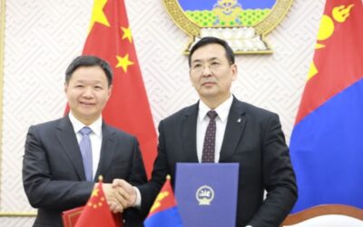몽골-중국, “가순수하이트-간츠모드” 국경 철도교 공동 건설 협정 서명