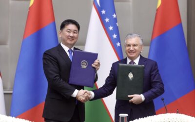 몽골 대통령, 우즈베키스탄 국빈 방문 – 양국 간 협력 문서 서명