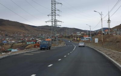 샤디브랑-담바다르자 도로 첫 구간 2.4km 개통