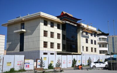 울란바토르시 112번 학교 건설 공사 진척률 85%
