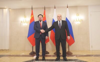 잔단샤타르 총리, 러시아 총리와 정상회담…에너지·교통 협력 강화 논의