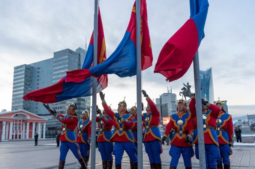 몽골, 공화국 선포 및 첫 헌법 채택 101주년 기념