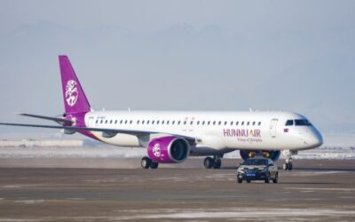 훈누에어, 신형 E195-E2 항공기 도입으로 노선 확대