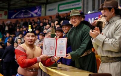 넷플릭스 ‘피지컬: 아시아’ 어르헝바야르, 몽골 대통령배 우승