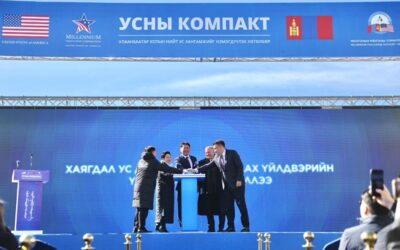 몽골 최초 대규모 폐수 재처리 공장 가동…울란바토르 수자원 확보 새 전기