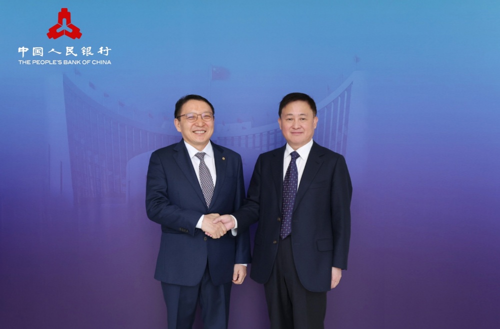 몽골은행 총재, 베이징서 중국 인민은행 총재와 공식 회담