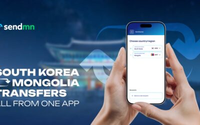 SendMN, 한국에서 몽골로 SendMN 앱을 통한 송금 서비스 개시