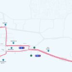 울란바토르 마라톤대회 지도