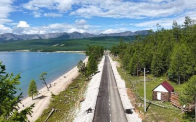 홉스굴 호수 관광 핵심 구역 잇는 32km 도로 건설, 85% 공정률 달성