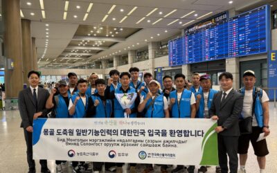 도축업계 인력난 해소 신호탄…몽골 도축 전문인력 36명 첫 입국